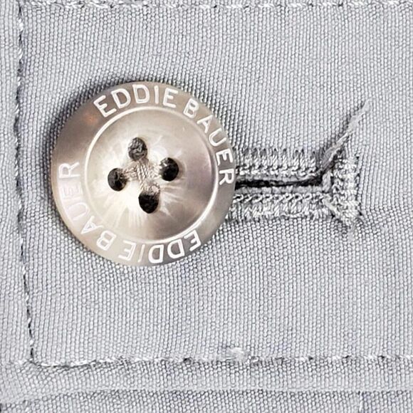 Eddie Bauer Travex Pants Men's 40x30 Gray Straight Leg Nylon Hiking - Picture 4 of 9